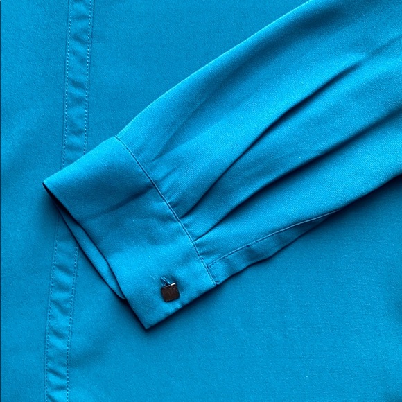 Le château dark green blouse. Size L - Picture 3 of 4